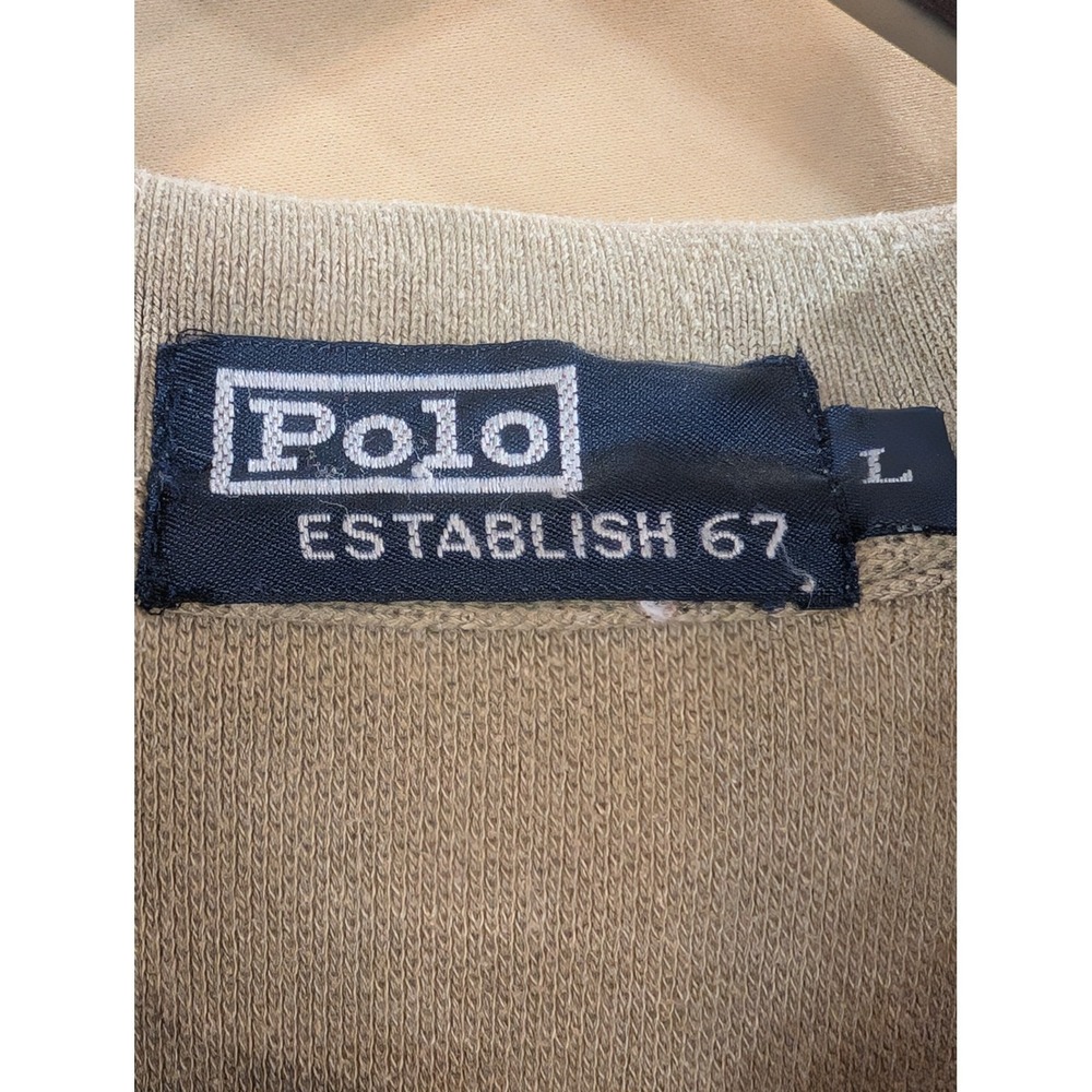 Polo‎ Ralph Lauren Mens Short Sleeve Polo Shirt Classic Fit Olive Green Large - Picture 2 of 5